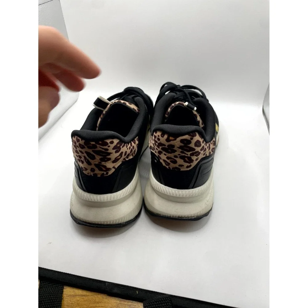 Adidas X_PLR Path Womens US 10 Sneaker Black Gold Leopard Mesh Athletic Shoes